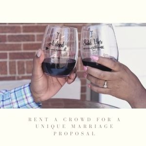 Rent A Crowd For A Unique Marriage Proposal