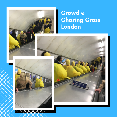 Crowd @ Charing Cross London